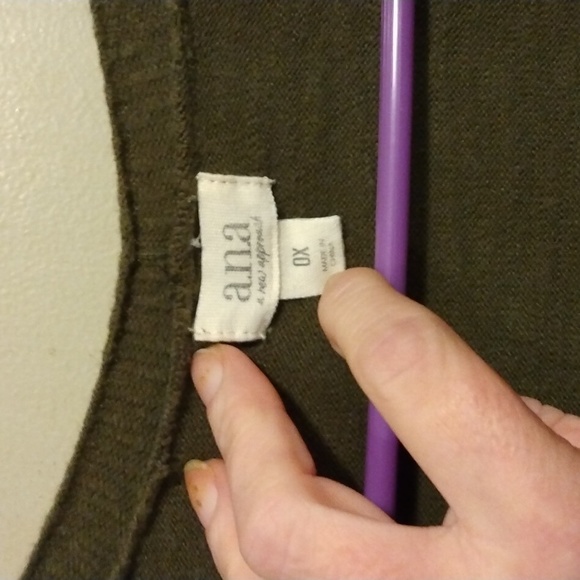 Ana 0X cardigan army green - Picture 2 of 5